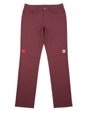 LULULEMON Team Canada ABC Pant Men's Size 30 Maroon
